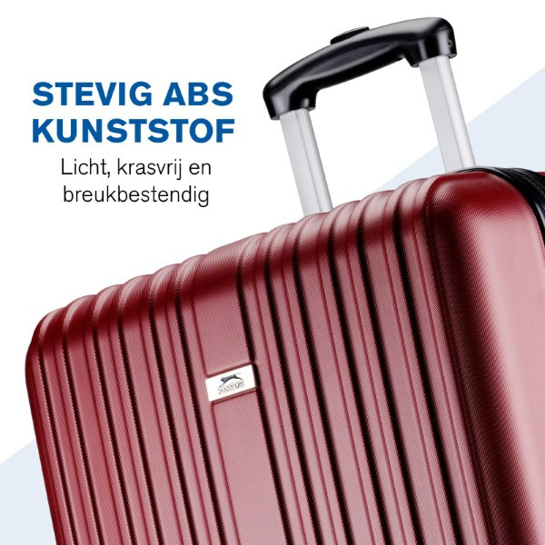 Slazenger Kofferset | Slazenger | 2-delig (Hand- en ruimbagage, Rood) 871125224729 K170407019 - 9