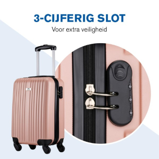 Slazenger Kofferset | Slazenger | 2-delig (Hand- en ruimbagage, Roze) 871125224732 K170407020 - 5