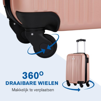 Slazenger Kofferset | Slazenger | 2-delig (Hand- en ruimbagage, Roze) 871125224732 K170407020 - 8