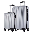 Kofferset | Slazenger | 2-delig (Hand- en ruimbagage, Zilver)
