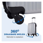 Slazenger Kofferset | Slazenger | 2-delig (Hand- en ruimbagage, Zilver) 871125224726 K170407018 - 2