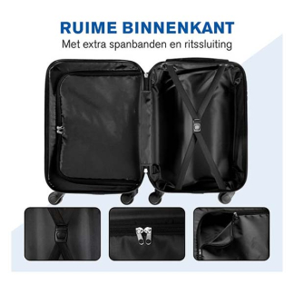 Slazenger Kofferset | Slazenger | 2-delig (Hand- en ruimbagage, Zilver) 871125224726 K170407018 - 3