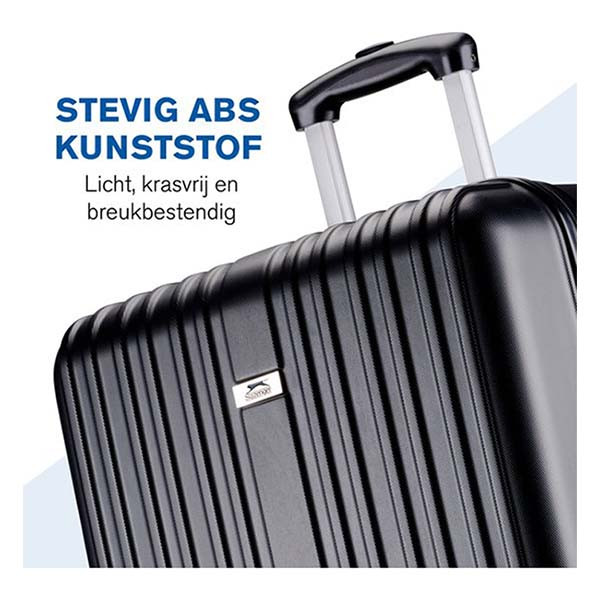 Slazenger Kofferset | Slazenger | 2-delig (Hand- en ruimbagage, Zwart) 871125224723 K170407017 - 4