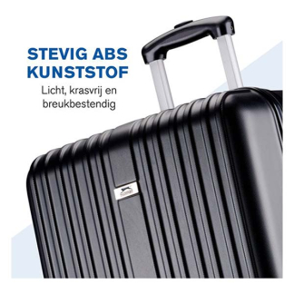 Slazenger Kofferset | Slazenger | 2-delig (Hand- en ruimbagage, Zwart) 871125224723 K170407017 - 4