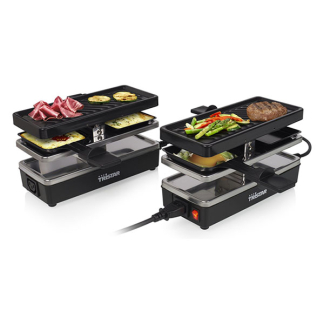 Smartwares Gourmetstel | Tristar | 4 personen (Uitbreidbaar, Raclette, Grill, 2x 400W) RA-2742 K170108199