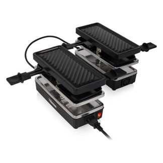 Smartwares Gourmetstel | Tristar | 4 personen (Uitbreidbaar, Raclette, Grill, 2x 400W) RA-2742 K170108199 - 3