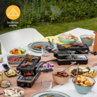 Smartwares Gourmetstel | Tristar | 4 personen (Uitbreidbaar, Raclette, Grill, 2x 400W) RA-2742 K170108199 - 8
