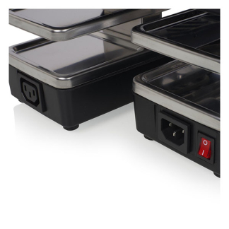 Smartwares Gourmetstel | Tristar | 4 personen (Uitbreidbaar, Raclette, Grill, 2x 400W) RA-2742 K170108199 - 5