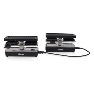 Smartwares Gourmetstel | Tristar | 4 personen (Uitbreidbaar, Raclette, Grill, 2x 400W) RA-2742 K170108199 - 2