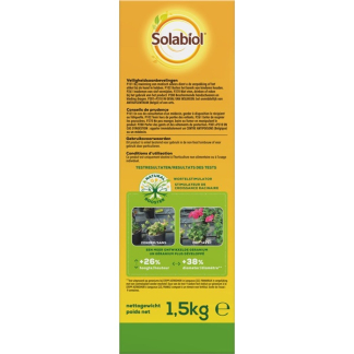 Solabiol Bloeiende planten mest | Solabiol | 1.5 kg (Natuurlijk, 30 m², Bio-label) 86600663 K170501379 - 