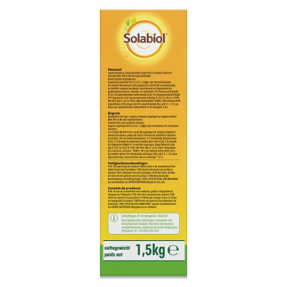 Solabiol Gazonmest | Solabiol | 45 m² (1.5 kg, Bio-label) 85500481 K170115759 - 