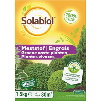 Solabiol Groene planten mest | Solabiol | 1.5 kg (Natuurlijk, 30 m², Bio-label) 86600661 K170501382 - 