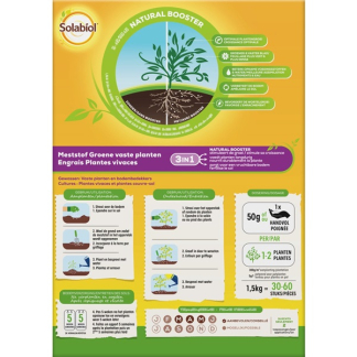 Solabiol Groene planten mest | Solabiol | 1.5 kg (Natuurlijk, 30 m², Bio-label) 86600661 K170501382 - 