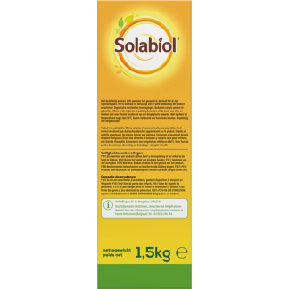 Solabiol Groene planten mest | Solabiol | 1.5 kg (Natuurlijk, 30 m², Bio-label) 86600661 K170501382 - 