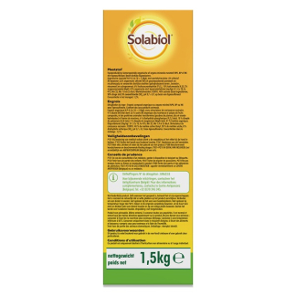Solabiol Moestuinmest | Solabiol | 45 m² (Natuurlijk, 1.5 kg, Bio-label) 85500480 K170505186 - 4