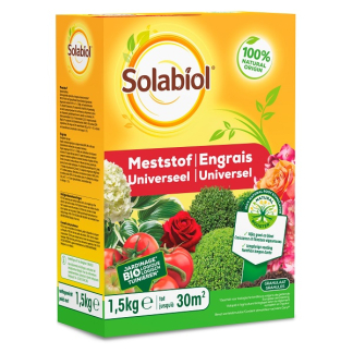 Solabiol Tuinmest | Solabiol | 1.5 kg (Universeel, Natuurlijk, 30 m², Bio-label) 85500482 K170505187 - 