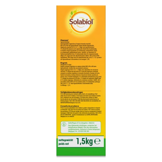 Solabiol Tuinmest | Solabiol | 1.5 kg (Universeel, Natuurlijk, 30 m², Bio-label) 85500482 K170505187 - 