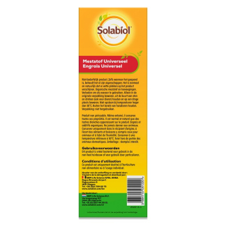 Solabiol Tuinmest | Solabiol | 1.5 kg (Universeel, Natuurlijk, 30 m², Bio-label) 85500482 K170505187 - 5