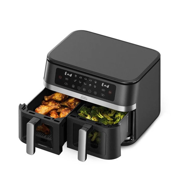 Solis Airfryer | Solis | 2 x 5.5 liter (2200W, Dubbel, Digitaal) 97989 K180108218 - 1