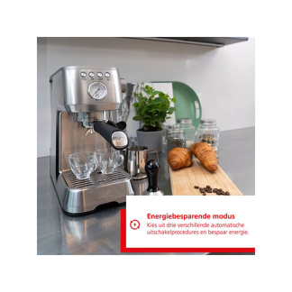 Solis Espressomachine | Solis | Barista Perfetta Plus | 1700 watt (Programmeerfuncties, Manometer, Stoompijp, Zilver) 98081 K170108380 - 6
