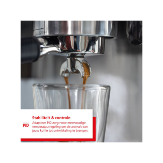 Solis Espressomachine | Solis | Barista Perfetta Plus | 1700 watt (Programmeerfuncties, Manometer, Stoompijp, Zilver) 98081 K170108380 - 7