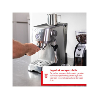 Solis Espressomachine | Solis | Barista Perfetta Plus | 1700 watt (Programmeerfuncties, Manometer, Stoompijp, Zilver) 98081 K170108380 - 9