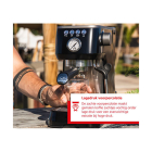 Solis Espressomachine | Solis | Barista Perfetta Plus | 1700 watt (Programmeerfuncties, Manometer, Stoompijp, Zwart) 98084 K170108379 - 9