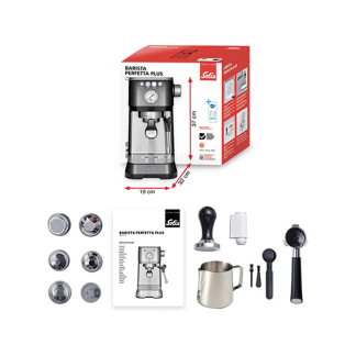 Solis Espressomachine | Solis | Barista Perfetta Plus | 1700 watt (Programmeerfuncties, Manometer, Stoompijp, Zwart) 98084 K170108379 - 10