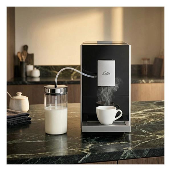 Solis Espressomachine | Solis | Caffè & Più | 1350 watt (Programmeerfuncties, Automatisch melksysteem, Zwart) 98135 K180108216 - 6