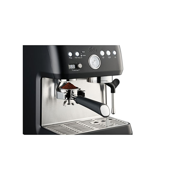 Solis Espressomachine | Solis | Grind & Infuse Perfetta | 1640 watt (Programmeerfuncties, Manometer, Stoompijp, Bonenmaler, Zwart) 98070 K170108381 - 3