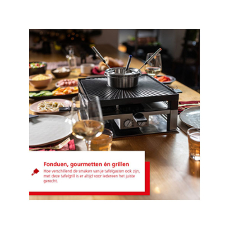 Solis Gourmetstel | Solis | 8 personen (3-in-1, Raclette, Fondue, Grill, 1200W) 97721 K170109077 - 6