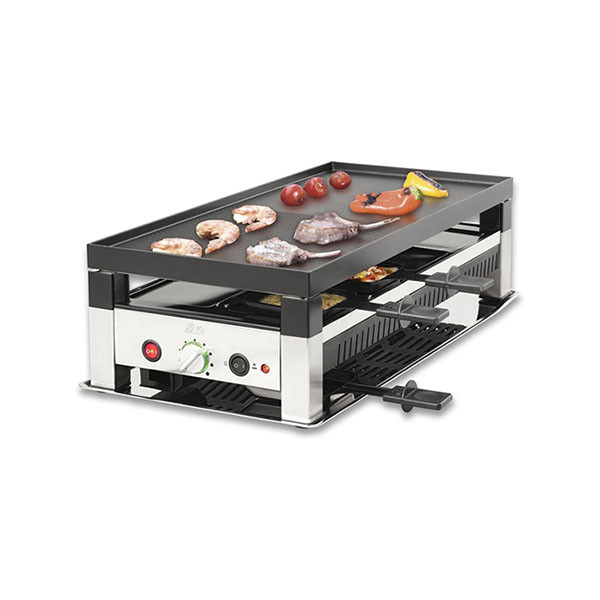 Solis Gourmetstel | Solis | 8 personen (5-in-1, Raclette, Wok, Grill, 1400W) 97747 K170109076 - 1