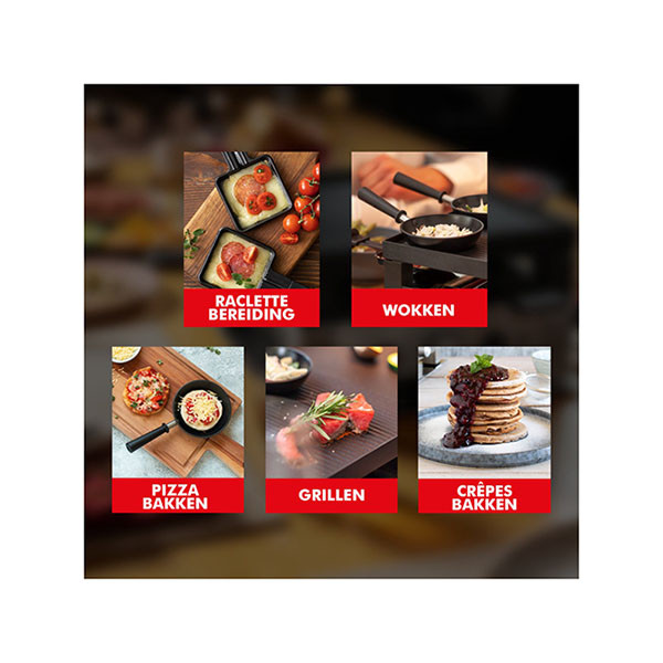 Solis Gourmetstel | Solis | 8 personen (5-in-1, Raclette, Wok, Grill, 1400W) 97747 K170109076 - 3