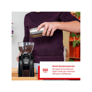Solis Koffiemolen | Solis | Scala Zero Static | 300 gram (Elektrisch, 135W) 96088 K170108383 - 4