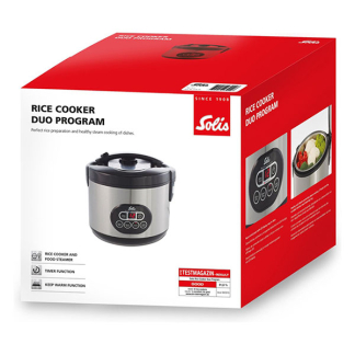 Solis Rijstkoker | Solis | 1.2 liter (500W, Binnenpan, Stoommand) 97930 K170108223 - 8
