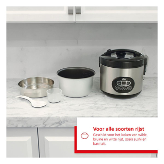 Solis Rijstkoker | Solis | 1.2 liter (500W, Binnenpan, Stoommand) 97930 K170108223 - 7