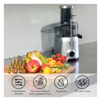 Solis Sapcentrifuge | Solis | Juice Fountain Compact (1 L, Druppelstop, Afneembare schenkkan, 1200W) 92181 K170109080 - 5