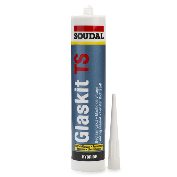 Soudal Beglazingskit | Soudal | Wit (Overschilderbaar, Binnen, Buiten, Elastisch) 113424 K100702002 - 1