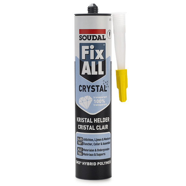 Soudal Lijmkit | Soudal | Transparant (Lijm en kit, Binnen/Buiten, Overschilderbaar, Elastisch) 110980 K100702008 - 1