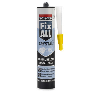 Soudal Lijmkit | Soudal | Transparant (Lijm en kit, Binnen/Buiten, Overschilderbaar, Elastisch) 110980 K100702008