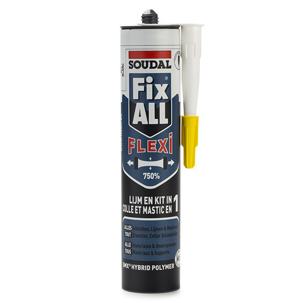 Soudal Lijmkit | Soudal | Wit (Lijm en kit, Binnen/Buiten, Overschilderbaar, Elastisch) 105029 K100702007 - 1