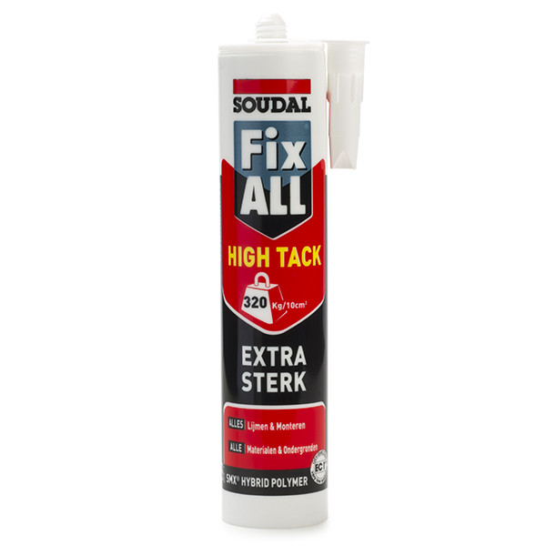 Soudal Lijmkit | Soudal | Wit (Lijm en kit, Binnen/Buiten, Waterdicht, Overschilderbaar, Elastisch) 153984 K100702009 - 1