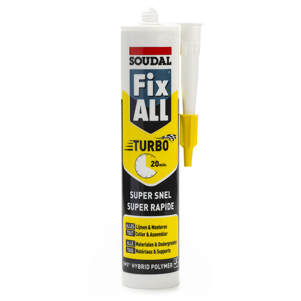 Soudal Lijmkit | Soudal | Wit (Lijm en kit, Sneldrogend, Binnen/Buiten, Waterdicht, Overschilderbaar, Elastisch) 153987 K100702011 - 1