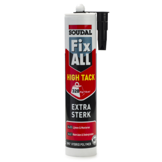 Soudal Lijmkit | Soudal | Zwart (Lijm en kit, Binnen/Buiten, Waterdicht, Overschilderbaar, Elastisch) 153986 K100702010 - 