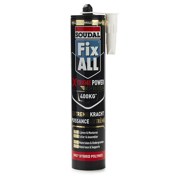 Soudal Montagelijm | Soudal | Wit (Extreem sterk, Binnen, Buiten, Overschilderbaar, Elastisch) 154347 K100702012 - 1