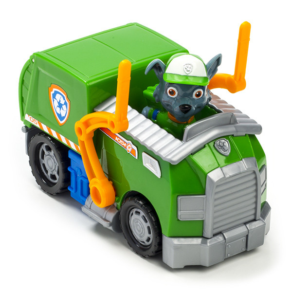 Koe garage voorjaar PAW Patrol auto | Rocky (Vuilniswagen, Vanaf 3 jaar)