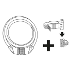Stanley Cijferslot fiets | Stanley | 180 cm (Ø10 mm, 4 cijfers) 83.400.53 K170103471 - 2