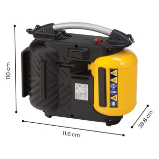 Stanley Compressor | Stanley | DN200/10/5 (1100W, 5 L, Max. 10 bar) 8215250STN596 K101303008 - 5