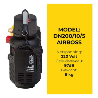 Stanley Compressor | Stanley | DN200/10/5 (1100W, 5 L, Max. 10 bar) 8215250STN596 K101303008 - 8