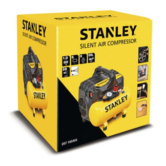 Stanley Compressor | Stanley | DST100/8/6 (750W, 6 L, Max. 8 bar) B2BE104STN703 K101303003 - 3